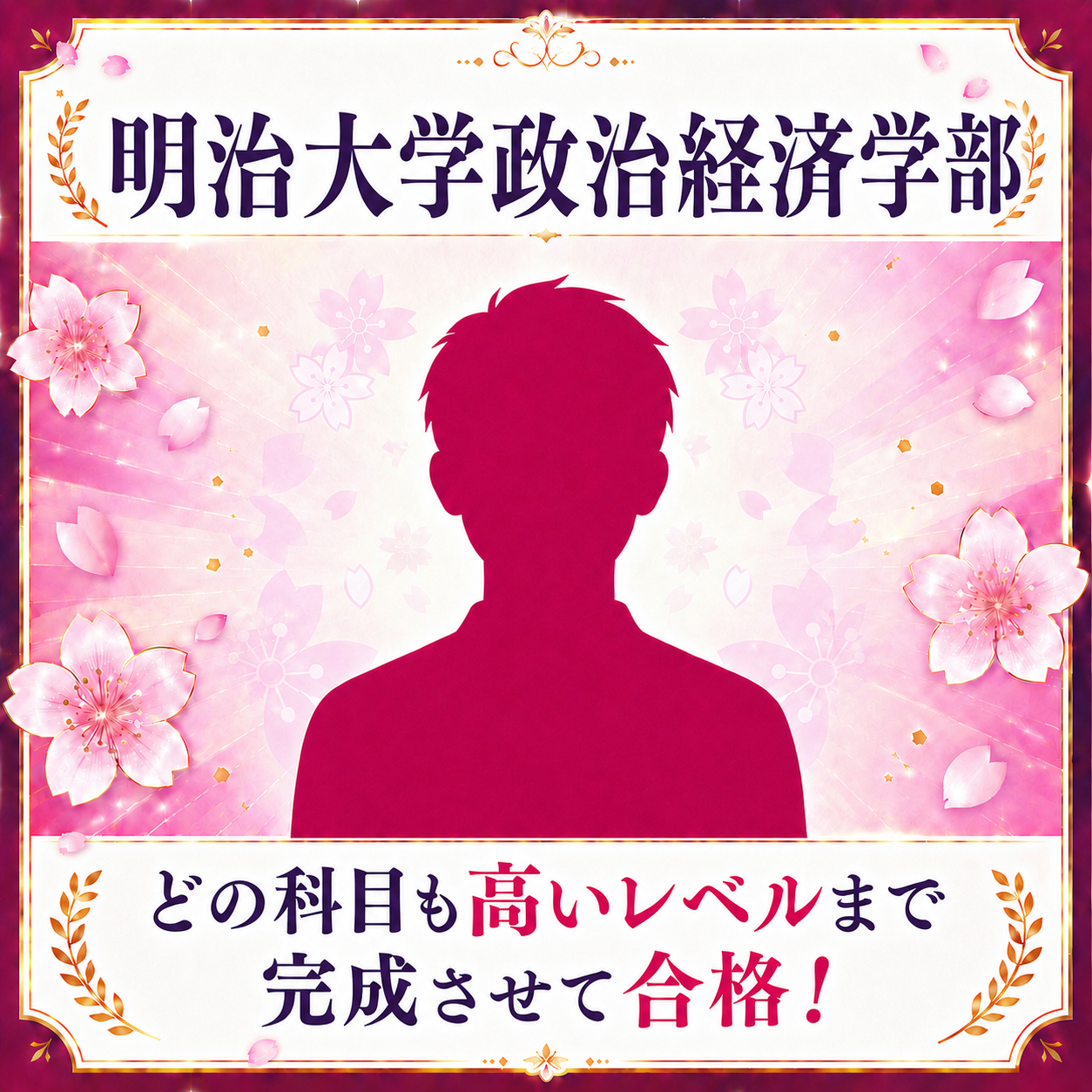 【2026合格体験記】明治大学に合格！3科目偏差値15UP！